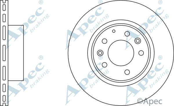 APEC BRAKING Jarrulevy DSK2013